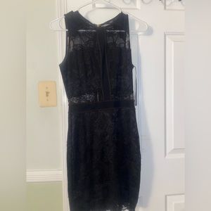 Black lace dress